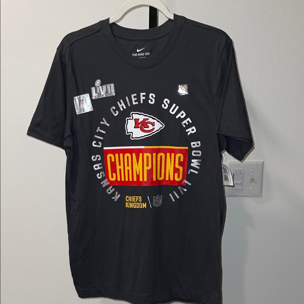 Nike Dark Grey Kansas City Chiefs Unisex Champions Tee